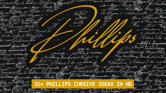 Phillips name signatures