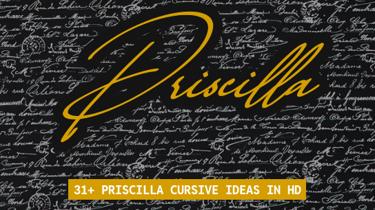Priscilla name signatures