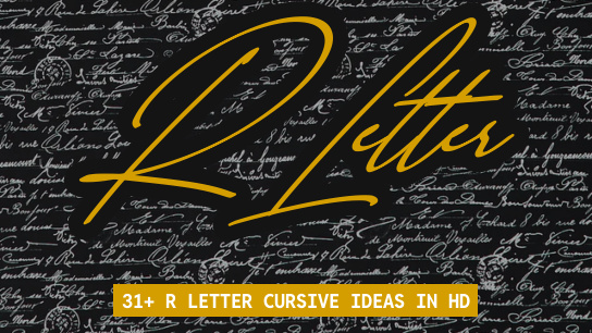 R Letter in Cursive ⚡ | 100+ Signature Ideas 2025