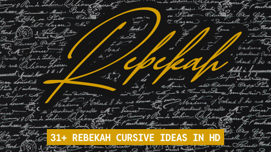 Rebekah name signatures