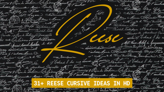 Reese name signatures