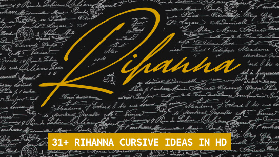 Rihanna name signatures