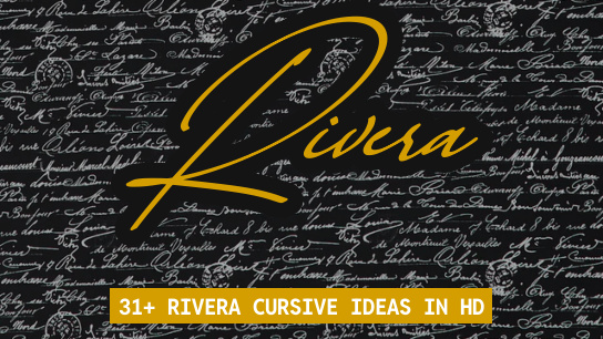 Rivera name signatures