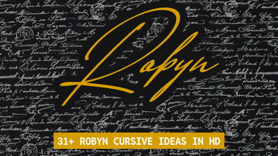 Robyn name signatures