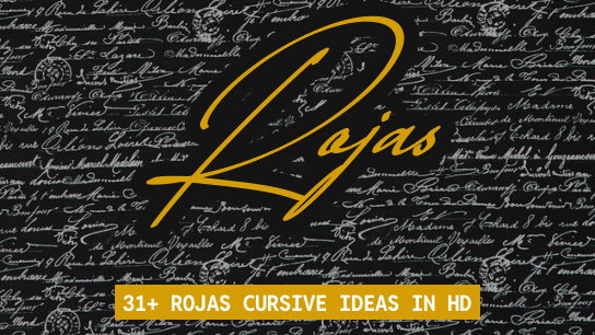 Rojas name signatures