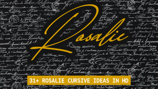 Rosalie name signatures