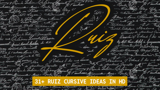 Ruiz name signatures