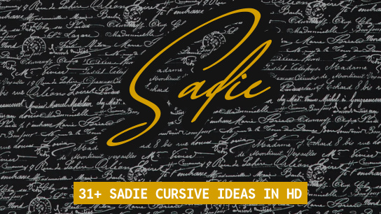 Sadie name signatures