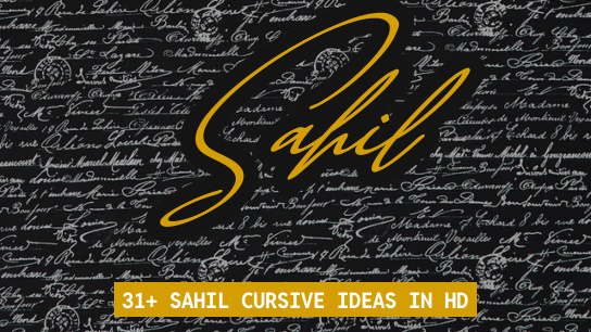 Sahil name signatures