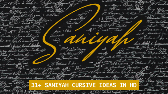Saniyah name signatures