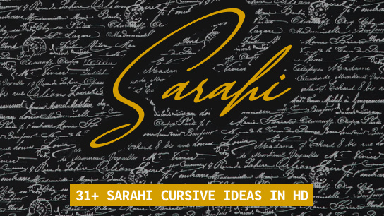 Sarahi name signatures
