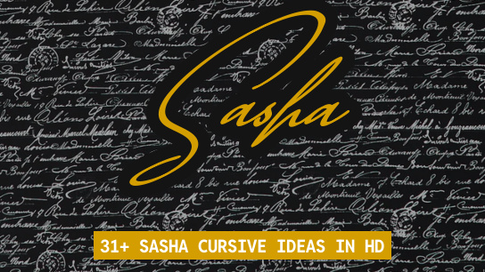 Sasha name signatures