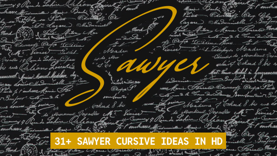 Sawyer name signatures