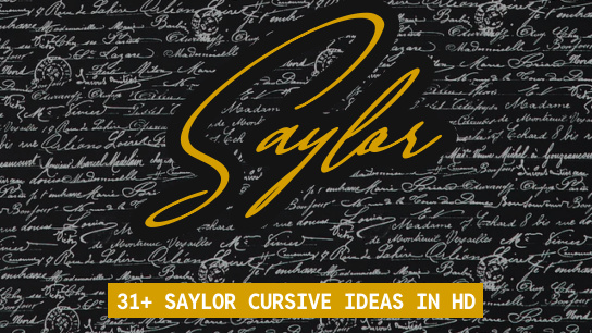 Saylor name signatures