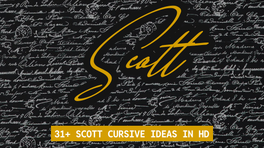 Scott name signatures