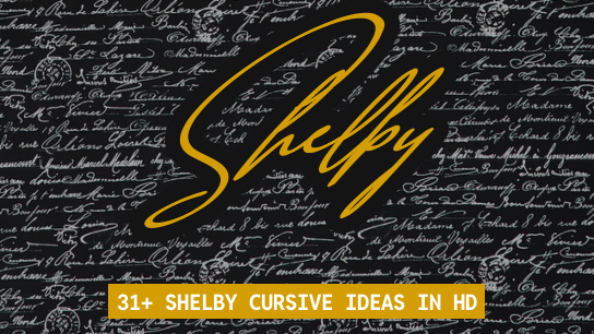 Shelby name signatures