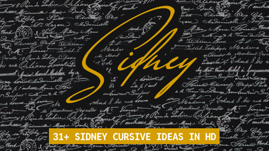 Sidney name signatures