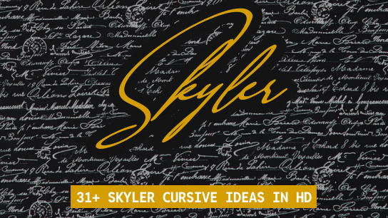 Skyler name signatures