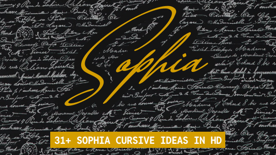 Sophia in Cursive ⚡ | 100+ Signature Ideas 2025