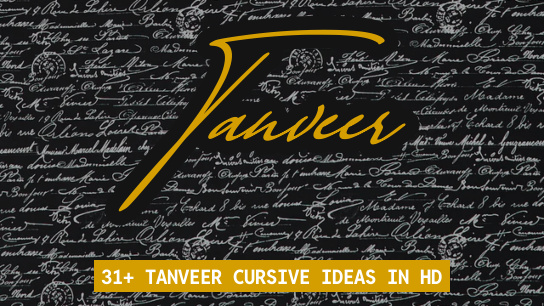 Tanveer name signatures