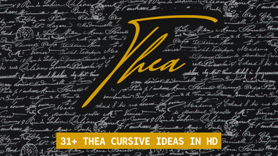 Thea name signatures