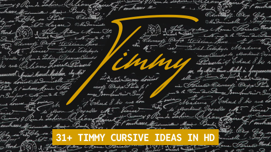 Timmy name signatures