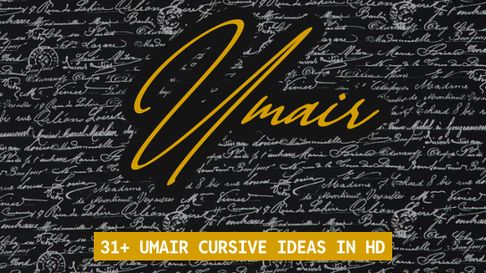 Umair name signatures