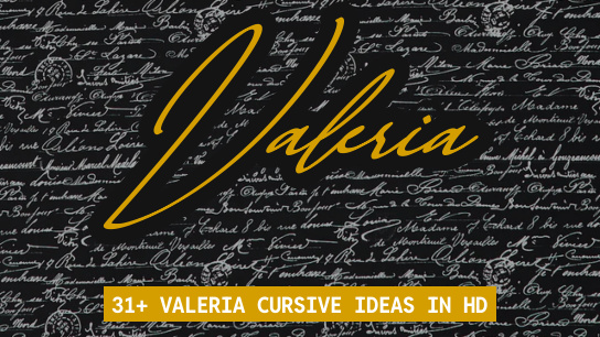 Valeria name signatures