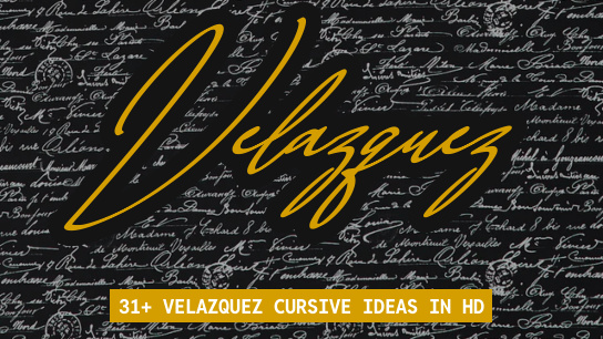 Velazquez name signatures