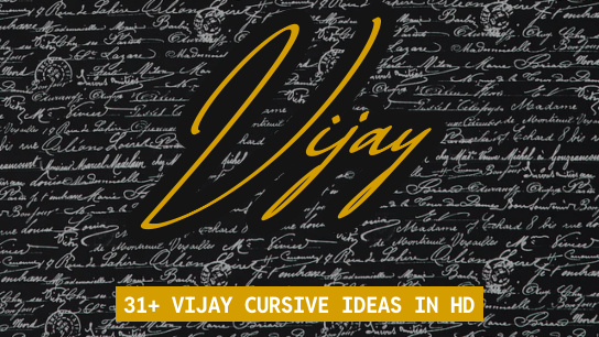 Vijay name signatures