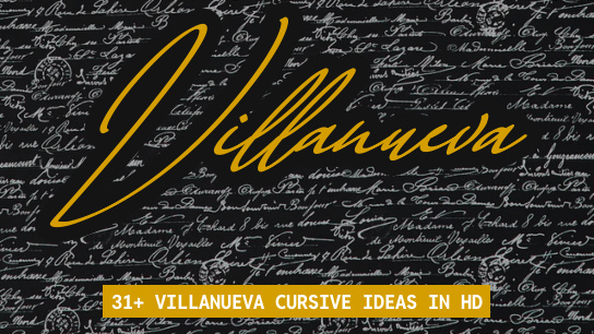 Villanueva name signatures