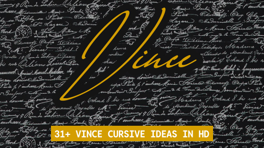 Vince name signatures