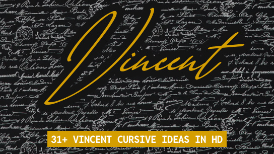 Vincent name signatures
