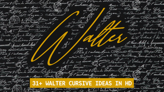 Walter name signatures