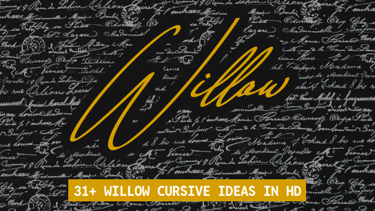 Willow name signatures