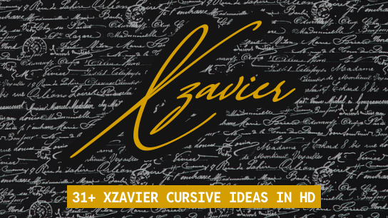 Xzavier name signatures