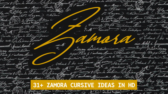 Zamora name signatures