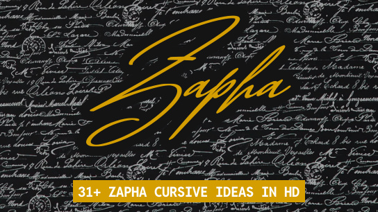 Zapha name signatures
